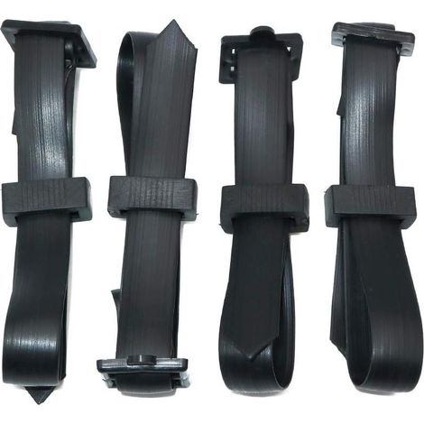 4 Pièces 60 cm Attache pour Arbre Fruitier, Attache Tuteur Arbre Résistantes, Sangle pour Arbre Réglables, Lien Tuteur Arbre avec Boucle pour la Prise en Charge des Arbres Arbustes (1/4)