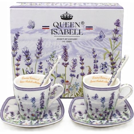 Espressotassen-Set (2 x 80 ml) in Geschenkbox, Lavendel-Kollektion (1/5)