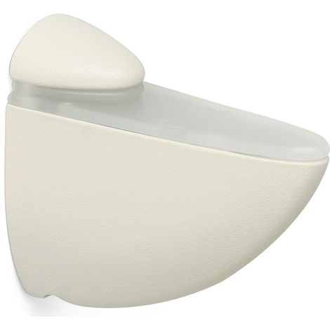 Soporte Regulable para Baldas de Cristal y Madera Fabricado en Zamak Acabado en Crema Para Baldas con Espesores de 3-26 mm Medidas 266070 mm Sistema de Fijación Atornillado 2 Unidades -