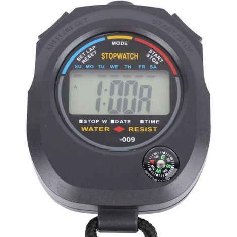 Chronomètre de sport - - Lot de 3 - Haute précision - Étanche - 40 mAh (1/5)