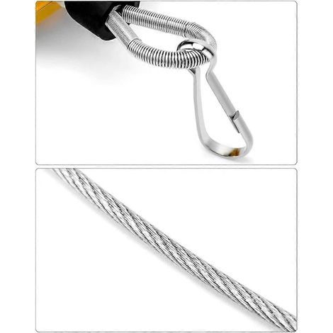 Équilibreur à ressort emballé, pince à outil rétractable avec roulement de 6,6 lb à 11 lb, adapté aux chaînes de montage. (1/5)