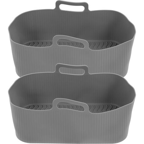 Lot de 2 tapis cuisson en silicone résistant à la chaleur avec poignée (1/5)