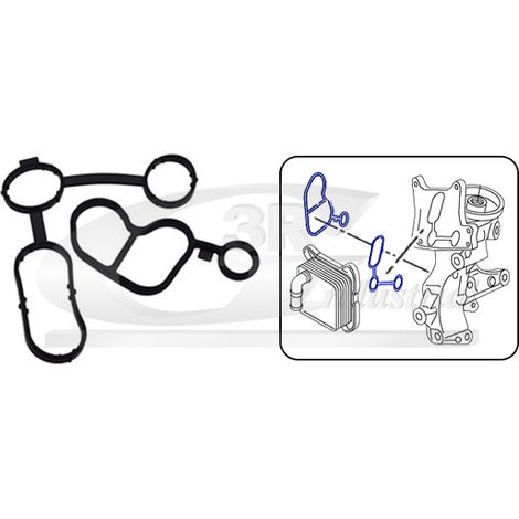 3RG 76706 KIT JUNTAS INTERCAMBIADOR (2PCS)