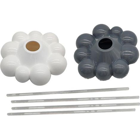 Lot de 2 plantes de cour, décorations de jardin, arrosage automatique, nuage de pluie (1/5)