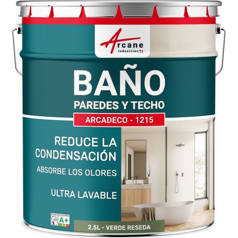 Pintura impermeable baño: para paredes y techos de baño - ARCADECO - 1215 (1/2)