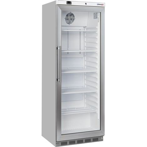 Armoire positive professionnelle vitrée Inox - Casselin