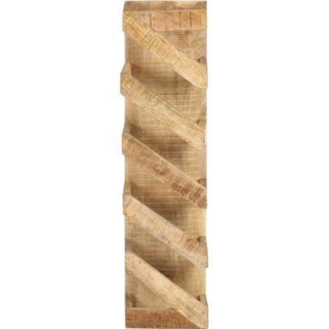 Maison Exclusive - Weinregal für 5 Flaschen Mango Massivholz (1/5)