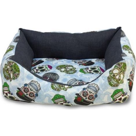 CAMA CUADRADA CALAVERAS 60x55x18cm.