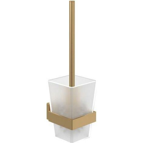 Villeroy & Boch Elements Striking - Wand-WC-Bürste mit Halter, Glas/Gold gebürstet TVA15201700076 (1/2)