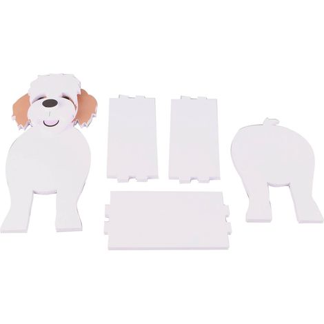 Joli pot de fleur chien, jardinière en forme de chien, contenant artisanal pour plantes, décoration extérieure et intérieure (1/5)
