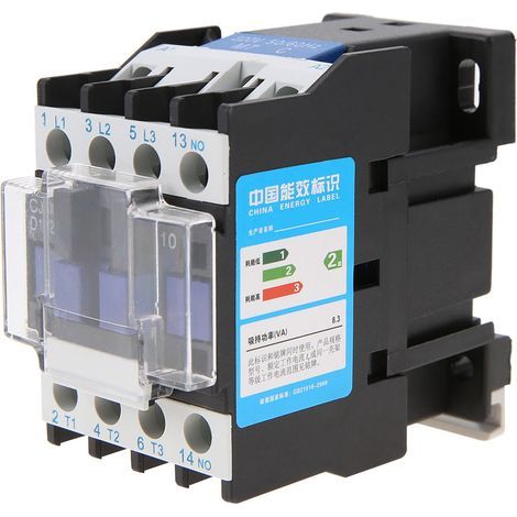 CJX2‑1210 Contacteur électrique industriel haute sensibilité 220 V 12 A (1/5)