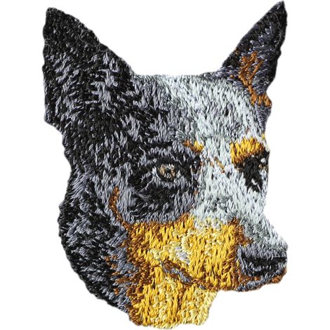 Australian Cattle Dog - toppa a forma di cane, toppa ricamata, decorazione unica per zaino di Art-Dog (1/3)