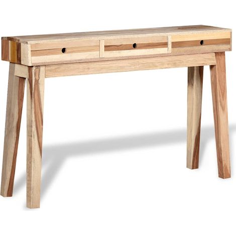vidaXL Table console Bois de récupération massif (1/5)