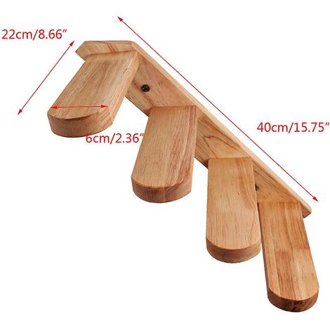 Escalier pour chat à 4 marches, étagère murale en bois pour chat, marches pour gaucher (1/4)