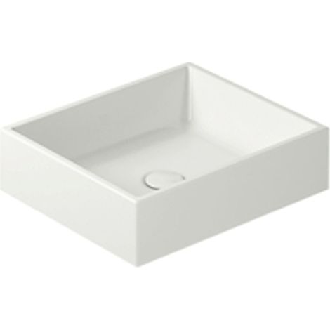 Lavabo Plus Design appoggio salvaspazio senza foro cm. 40x38 (1/2)