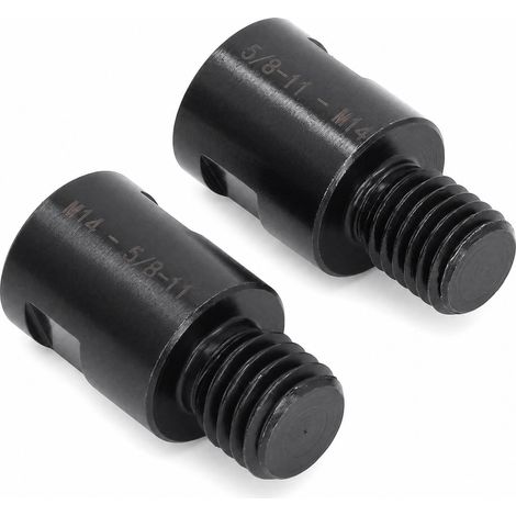 Adaptateur de Filetage, 2 Pièces 5/8à M14, Large Application, Adaptateur de Broche de Poupée avec Fixation Ferme pour Meules (1/5)
