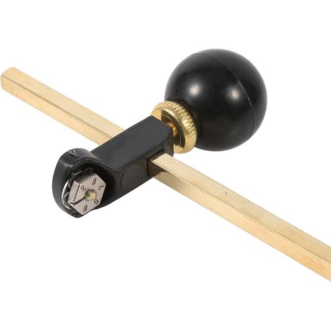 1pc Compas de Coupe Circulaire en Verre Ajustable de Haute Qualité, Diamètre Max 40cm