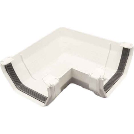 Angulo 90º R383 PVC Canalón Serie Omega JIMTEN  Color: Blanco
