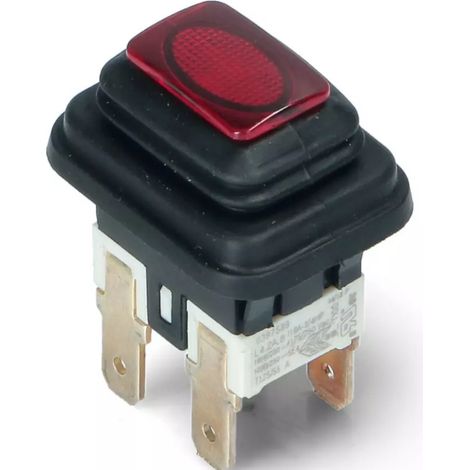 Didiesse Ricambi Didiesse Frog - interruttore Spia Bipolare Rosso FR003