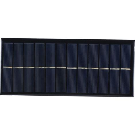Panneau Solaire, 2.5W Multi-usages 9V Panneau de Charge Solaire Énergie Propre pour Batterie Rechargeable (1/5)