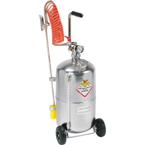 Pulvérisateur inox pneumatique autonome 24L sur roues (1/2)
