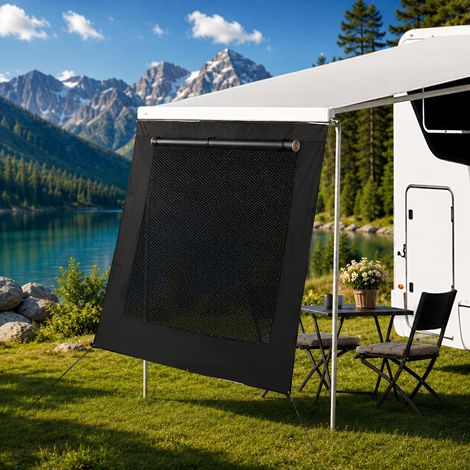 Auvent Pare-Soleil 2,4 x 2 m pour Camping-Car de 16 Pieds (1/5)