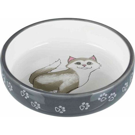 Comedero para Gato Trixie Blanco Gris (1/4)