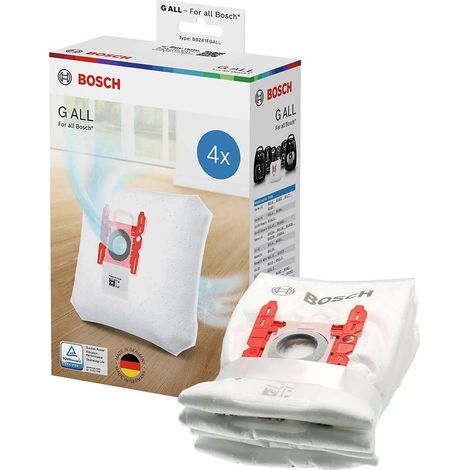 Sacs aspirateur (4pcs) d’origine Bosch Type G ALL BBZ41FGALL (1/2)