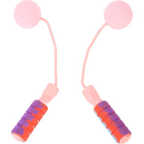 1 Paire Corde à Sauter Rose Sans Fil avec Roulements à Billes, Entraînement Fitness pour Hommes Femmes Enfants (1/5)
