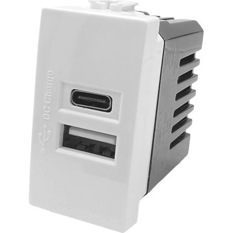 Frutti compatibili Bticino Matix comandi interruttori pulsanti prese schuko  USB SINGOLO+TIPO C