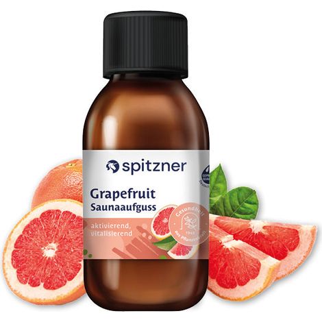 Spitzner Saunaaufguss Grapefruit 125 ml Wellness Sauna Aufguss Wellnessaufguss