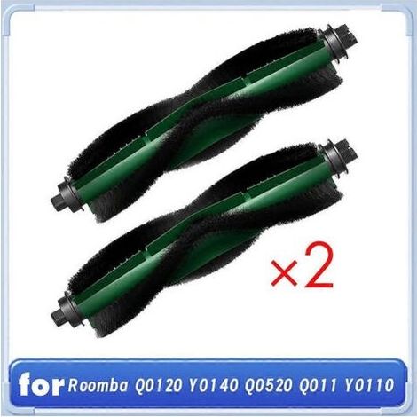 Lot de 2 brosses rotatives pour aspirateur robot Roomba Q0120, Y0140, Q0520, Q011 et Y0110, gamme Roomba Y&Q Combo&Vac Essential. (1/5)