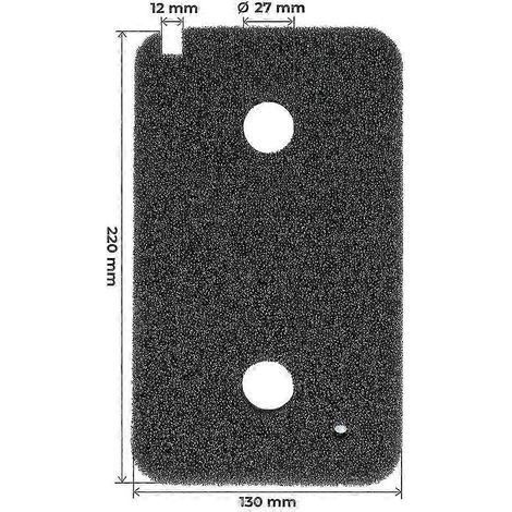 filtres en mousse pour sèche-linge à pompe à chaleur Miele, filtre de socle T8861WP T8964WP, outil de nettoyage pour aspirateur et balai ménager (1/4)
