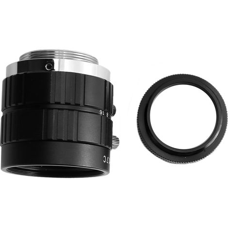 Objectif de sécurité 35mm F2.3 5MP M12 C-Mount pour caméra CCTV (1/5)