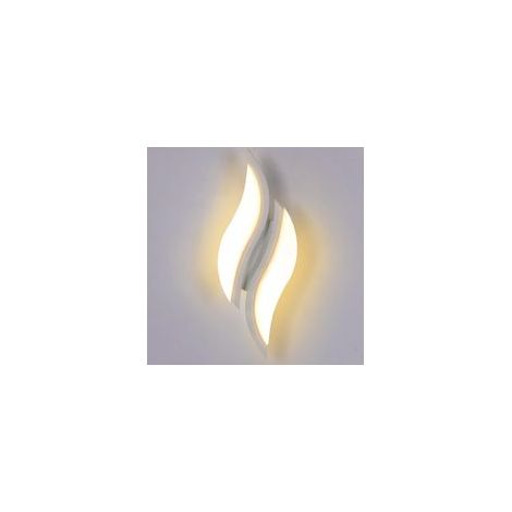 Applique Murale Interieur, Lampe LED Murale Moderne 10W, Appliques 3000K Lumière Blanche Chaude pour Chambre à Coucher, Salon (1/5)