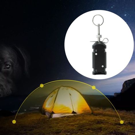 Reisealarm, Kabelalarm, Campingausrüstung, Aluminiumlegierung, 4,5 V, für Outdoor-Camping und Poolalarm, Schwarz (1/5)