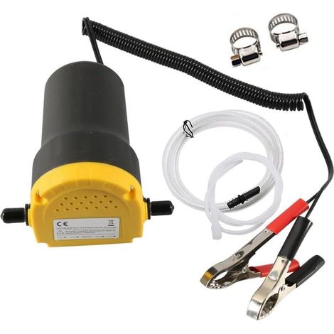 Engine oil pumps, oil drain pumps, suction pumps, oil pumps with hoses, 12V 60W oil suction pumps, fuel pumps, diesel pumps for oil and diesel fuel for cars and (1/5)