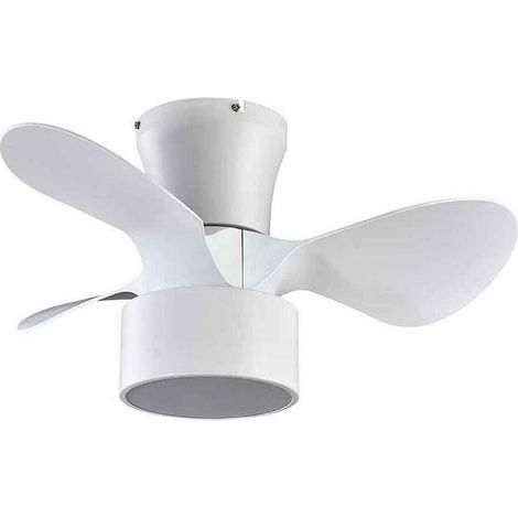 Ventilador de techo LED "Kos" regulable con control remoto (24W 3CCT 2390lm) IP20 Ø60cm color blanco (1/3)