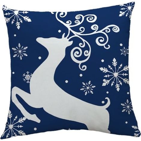 Housse de coussin de voiture en velours ultra doux de la collection Noël, coussin de canapé, coussin de maison (1/5)