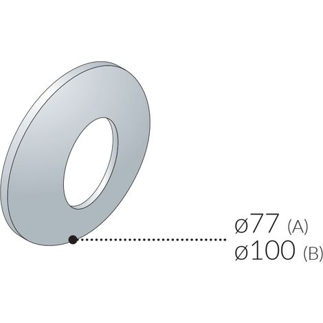 Rosone sifone ottone foro ovale curve 45° omp tea 100 115.331.0