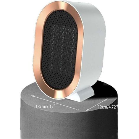 Chauffage d'appoint - KZQ - Radiateur soufflant - 1200 W - Céramique - Silencieux 30 dB (1/4)