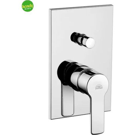 Miscelatore incasso doccia Red con deviatore in ottone cromo di (1/7)