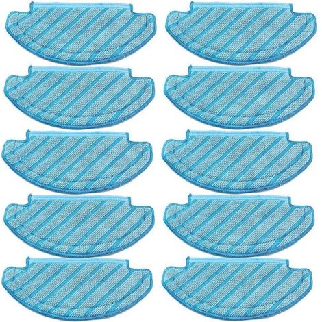 HOXILEELEOLot de 10 serpillères pour Robot aspirateur Ecovacs Deebot Ozmo T8 AIVI T8 Max and T8 Series/ N8 Pro (1/5)