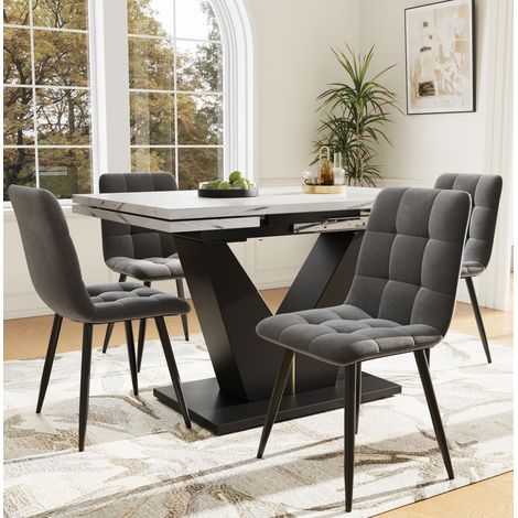 Esstisch Küchentisch ausziehbar 99 159 cm OKMYHOME (1/5)