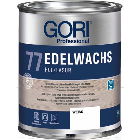 Gori 77 EDELWACHS bianco 8101 impregnante per interni all' acqua 750 ml