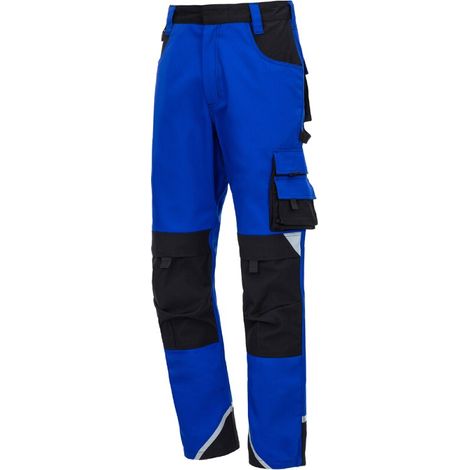 Arbeitshose lang Motion Tex Plus 7611 königsblau / schwarz Gr. 28 Nitras (1/4)
