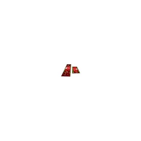 Lot de 2 tapis de sol rectangulaires lavables pour la cuisine, motif Noël - Style 4 / S (1/2)