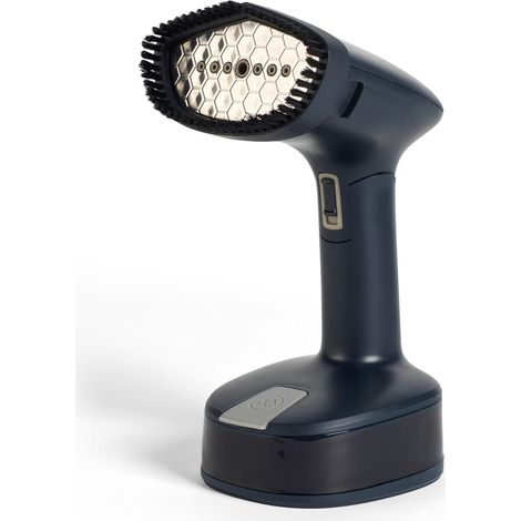 Défroisseur Vapeur Global – Voyage, double voltage, prêt en 40 s, 1200 W, compact, réservoir 150 ml, brosse tissu, défroisse et désinfecte, sac de rangement (1/5)