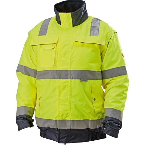 Warnjacke Arthur 2.0 gelb/marine Gr. XL (1/4)