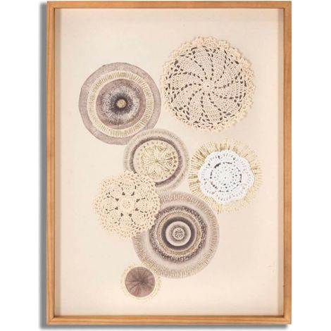Stampa su tela Circly con inserti e telaio in legno per decorazioni ambienti (1/5)